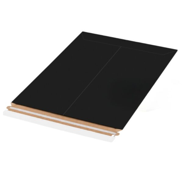 Black Self-Seal Flat Mailers